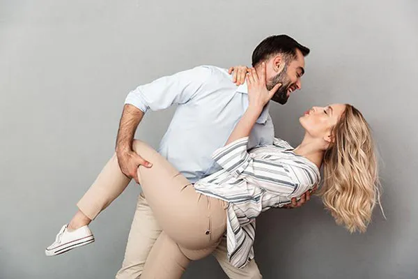 A couple dancing and performing a dip. Schedule medications for erectile dysfunction from Balanced Medical Solutions in San Francisco Bay Area.